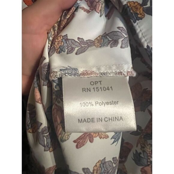 O.p.t Women's Floral Smocked Midi Dress Multicolor Size M Party/Cocktail NWOT - Picture 8 of 9